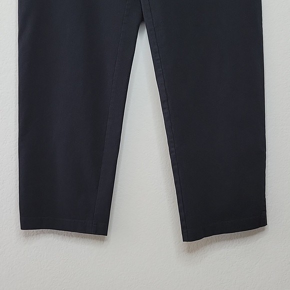 EILEEN FISHER Black Casual Trouser Pant size Petite Side Zipper - Picture 4 of 11